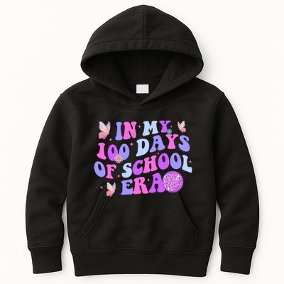 In My 100 Days Of School Era Retro Disco 100th Day Of School Kids Hoodie