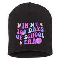 In My 100 Days Of School Era Retro Disco 100th Day Of School Short Acrylic Beanie