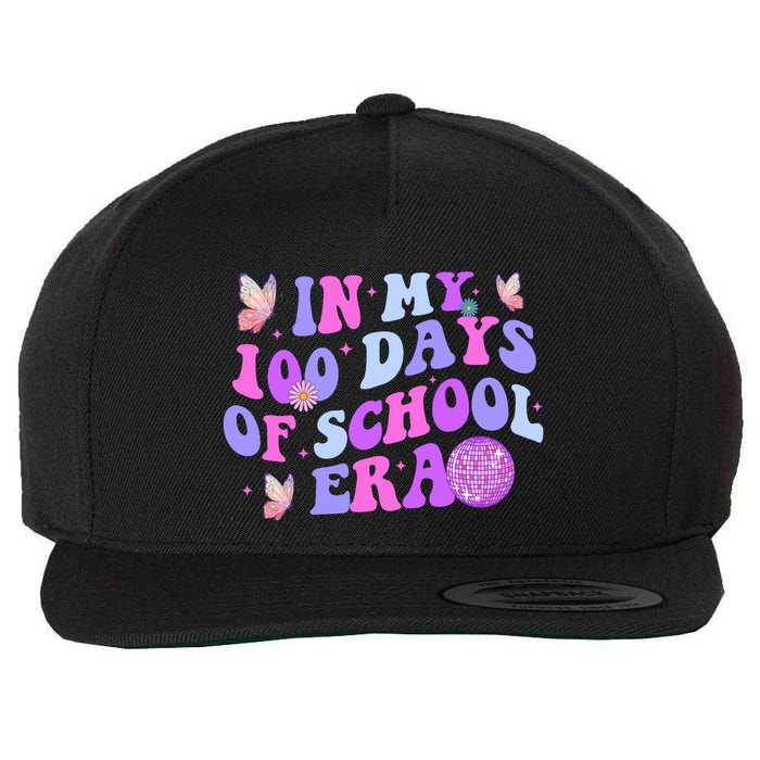 In My 100 Days Of School Era Retro Disco 100th Day Of School Wool Snapback Cap