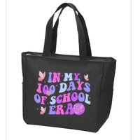 In My 100 Days Of School Era Retro Disco 100th Day Of School Zip Tote Bag