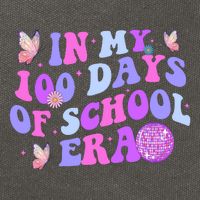 In My 100 Days Of School Era Retro Disco 100th Day Of School Cotton Canvas Backpack
