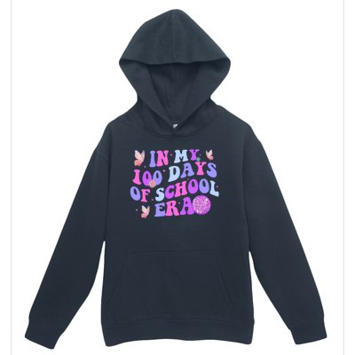 In My 100 Days Of School Era Retro Disco 100th Day Of School Urban Pullover Hoodie