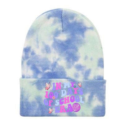 In My 100 Days Of School Era Retro Disco 100th Day Of School Tie Dye 12in Knit Beanie