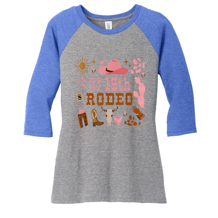 ItS My 15 Year Old Women's Tri-Blend 3/4-Sleeve Raglan Shirt