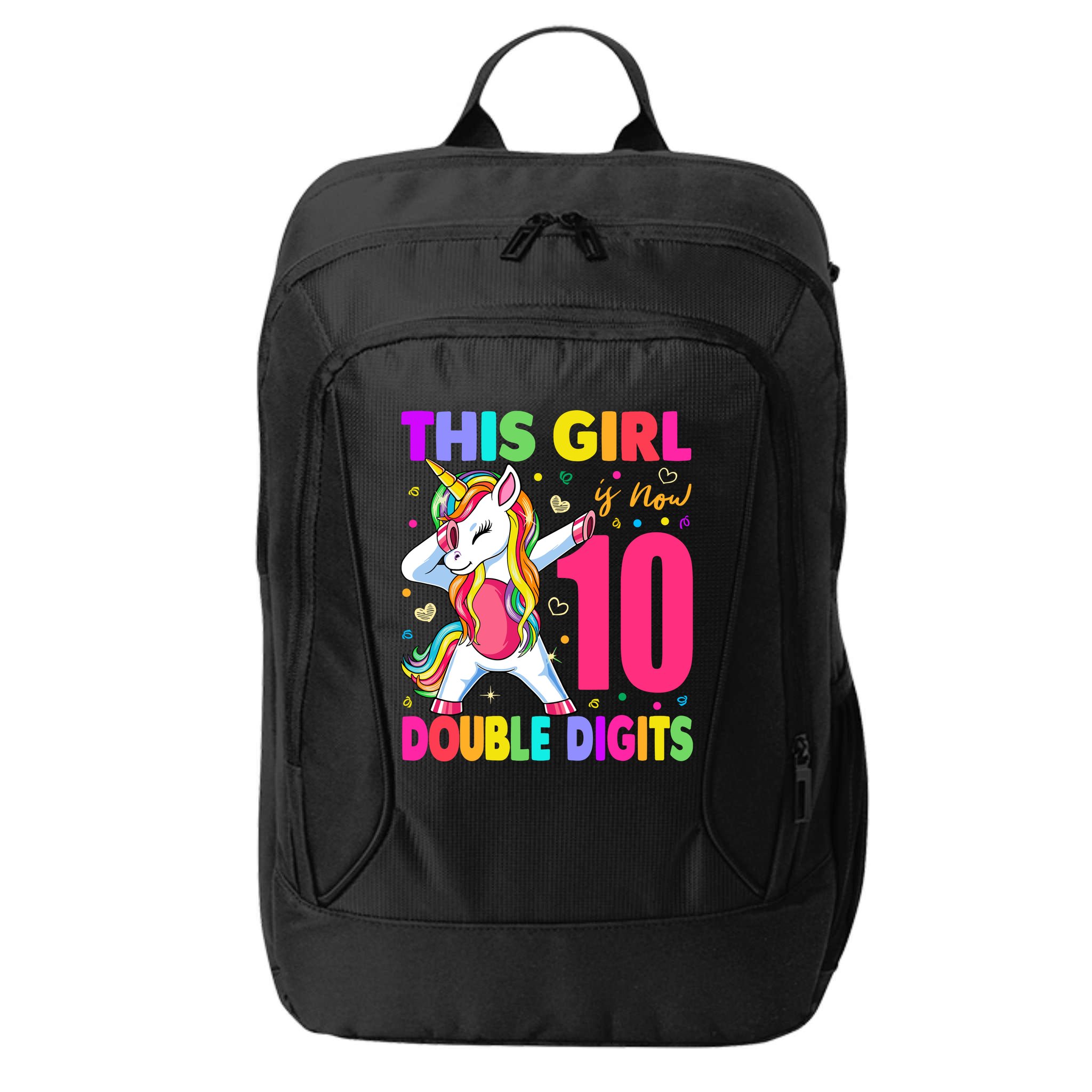 ItS My 10th Birthday Girl This Girl Is Now 10 Years Old City Backpack