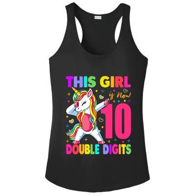 ItS My 10th Birthday Girl This Girl Is Now 10 Years Old Ladies PosiCharge Competitor Racerback Tank