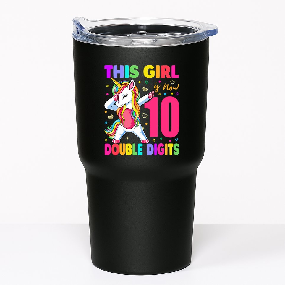 ItS My 10th Birthday Girl This Girl Is Now 10 Years Old Tumbler