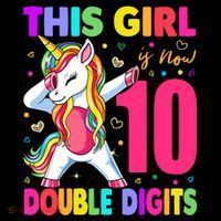 ItS My 10th Birthday Girl This Girl Is Now 10 Years Old Tank Top
