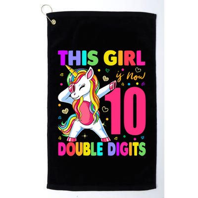ItS My 10th Birthday Girl This Girl Is Now 10 Years Old Golf Towel
