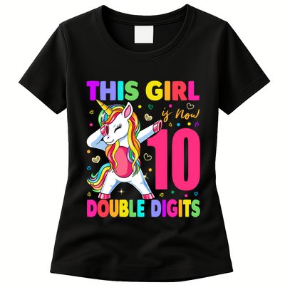 ItS My 10th Birthday Girl This Girl Is Now 10 Years Old Womens T-Shirt