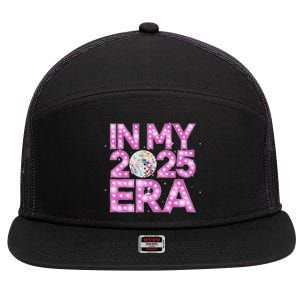 In My 2025 Era New YearS Eve Celebration Nye 7 Panel Mesh Trucker Snapback Hat