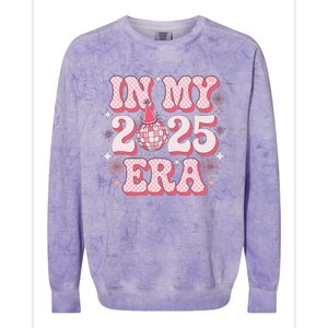 In My 2025 Era Happy New Year Birthday Party In January 2025 Colorblast Crewneck Sweatshirt