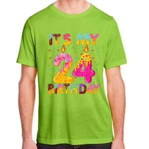 It's My 24th Birthday Sweet Donut 24 Years Old Funny Gift Adult ChromaSoft Performance T-Shirt