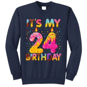 It's My 24th Birthday Sweet Donut 24 Years Old Funny Gift Sweatshirt