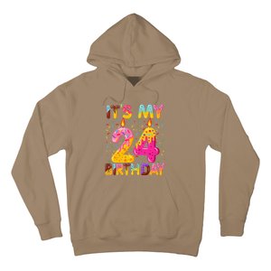 It's My 24th Birthday Sweet Donut 24 Years Old Funny Gift Hoodie