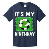 ItS My 2 Years Old Birthday Boy Soccer 2nd Birthday Kids T-Shirt