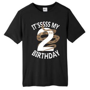 Its My 2nd Birthday 2 Years Old Snake Boy And Girl Party Tall Fusion ChromaSoft Performance T-Shirt