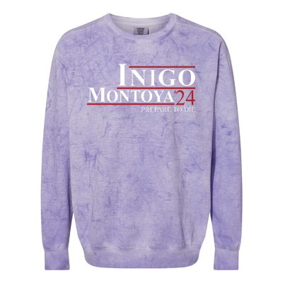 Inigo Montoya 24 Prepare To Die Colorblast Crewneck Sweatshirt