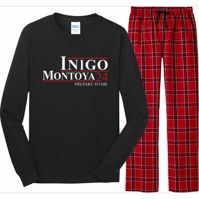 Inigo Montoya 24 Prepare To Die Long Sleeve Pajama Set