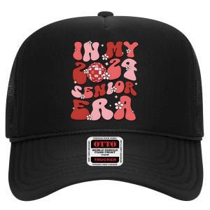 In My 2024 Senior Era School Lover Senior High Crown Mesh Back Trucker Hat