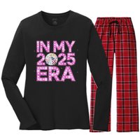 In My 2025 Era New YearS Eve Celebration Nye Women's Long Sleeve Flannel Pajama Set 