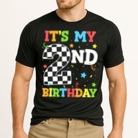ItS My 2nd Birthday Boy 2 Two Racing Car Flag Race Car Cooling Performance Crew T-Shirt