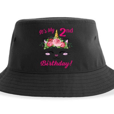 Its My 2 Birthday Caticorn Outfits For Sustainable Bucket Hat