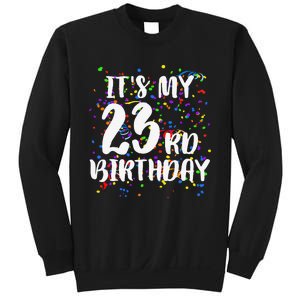 Its My 23rd Birthday Happy Birthday Funny Gift Sweatshirt