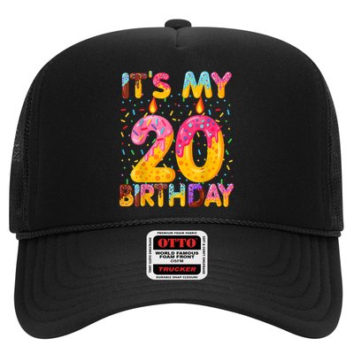 It's My 20th Birthday Sweet Donut 20 Years Old Funny Gift Trucker Hat