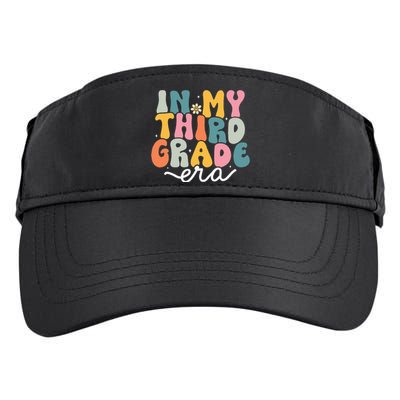 In My 3rd Grade Era Groovy Third Grade Teacher Retro Adult Drive Performance Visor