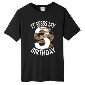 Its My 3rd Birthday 3 Years Old Snake Boy And Girl Party Tall Fusion ChromaSoft Performance T-Shirt