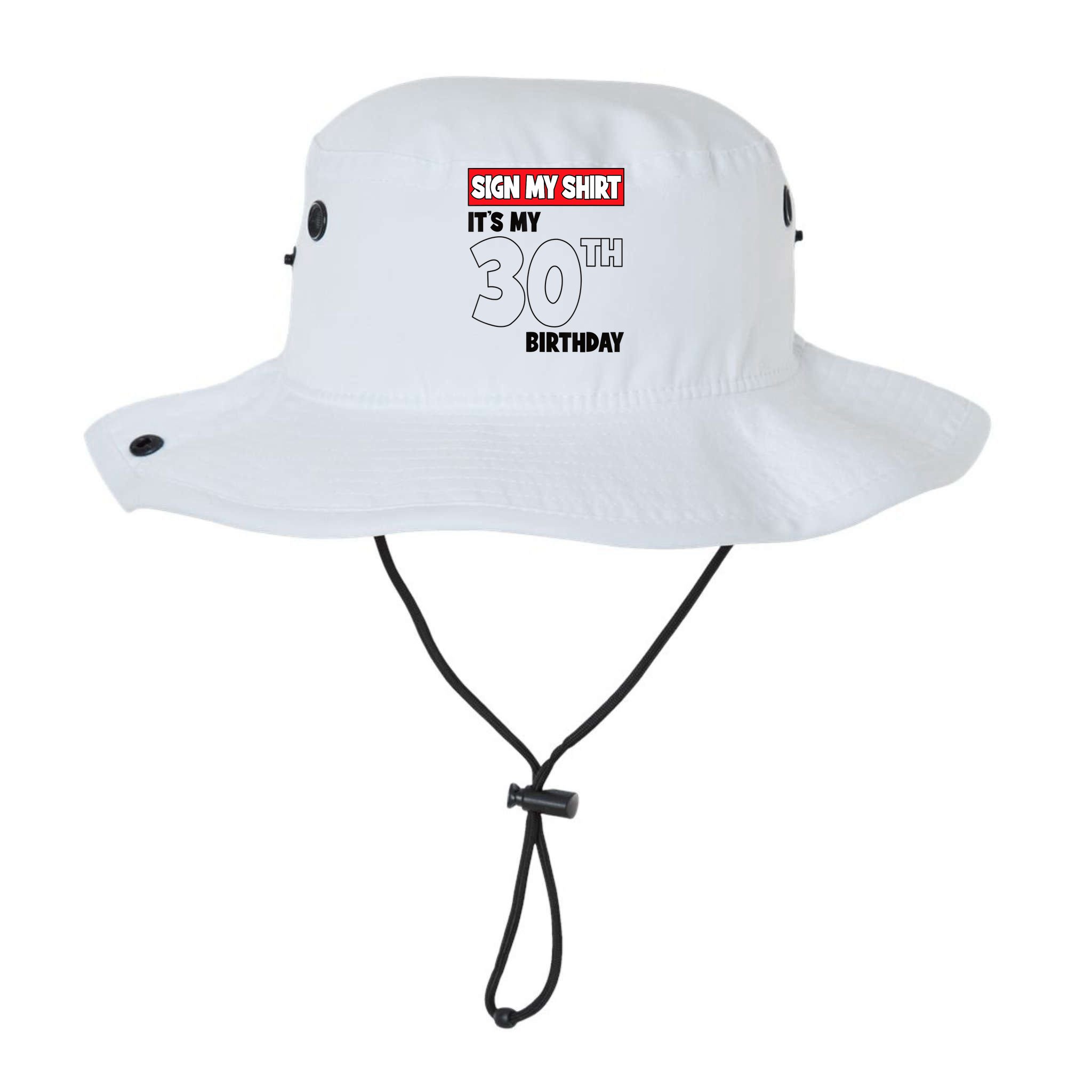 It's My 30th Birthday Party 30 Years Old Sign My Bucket Hat