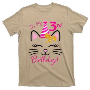 It's My 3rd Birthday Funny Cat Birthday 3 Year Old T-Shirt