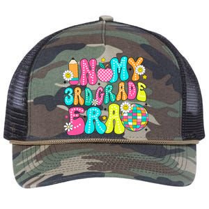 In My 3rd Grade Era First Day Of School Back To School Retro Rope Trucker Hat Cap