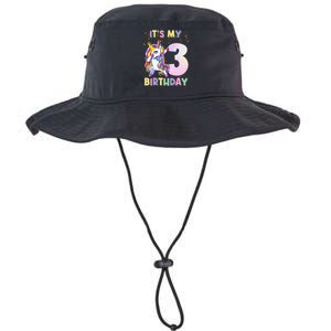 It's My 3rd Birthday Unicorn 3 Year Olds Outfit Legacy Cool Fit Booney Bucket Hat