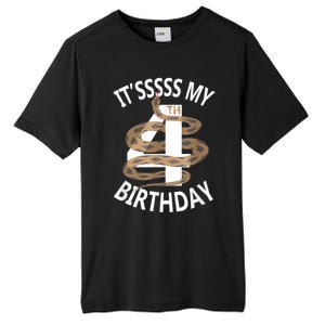 Its My 4th Birthday 4 Years Old Snake Boy And Girl Party Tall Fusion ChromaSoft Performance T-Shirt