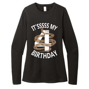 Its My 4th Birthday 4 Years Old Snake Boy And Girl Party Womens CVC Long Sleeve Shirt