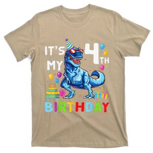 Its My 4th Birthday Happy 4 Year TRex T-Shirt