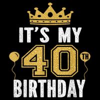 It's My 40th Birthday Gift For 40 Years Old Man And Woman Tall T-Shirt