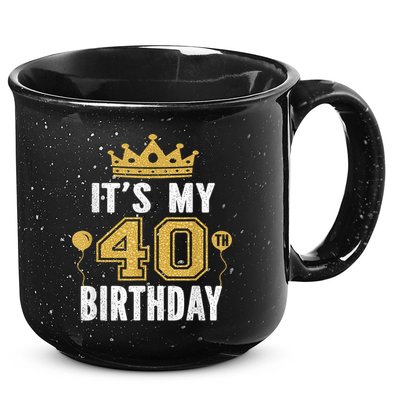 It's My 40th Birthday Gift For 40 Years Old Man And Woman 15oz Campfire Ceramic Mug