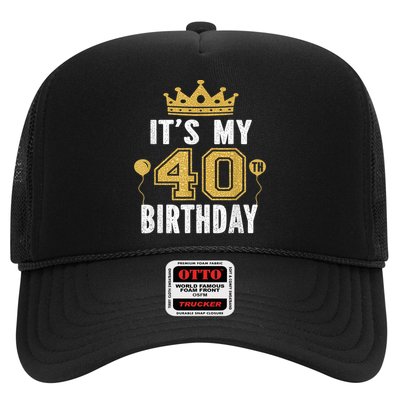 It's My 40th Birthday Gift For 40 Years Old Man And Woman Trucker Hat