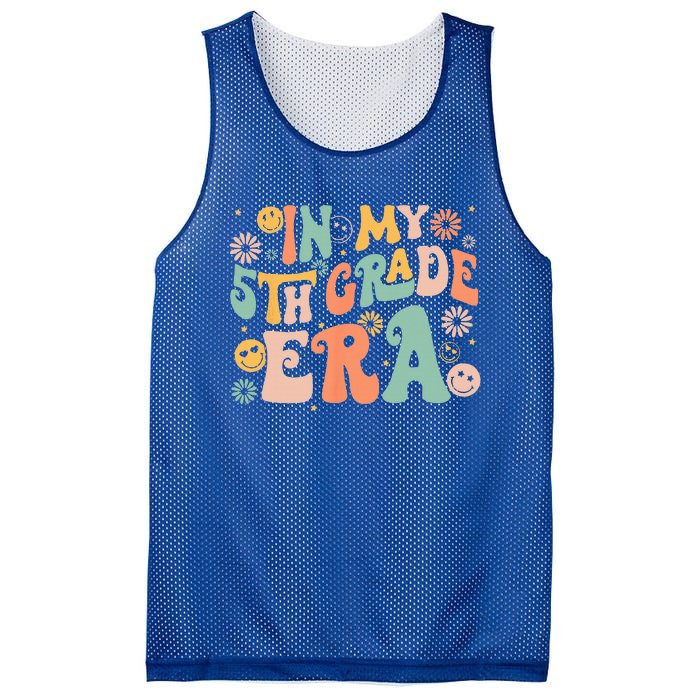 In My 5th Grade Era First Day Of Fifth Grade Back To School Mesh Reversible Basketball Jersey Tank