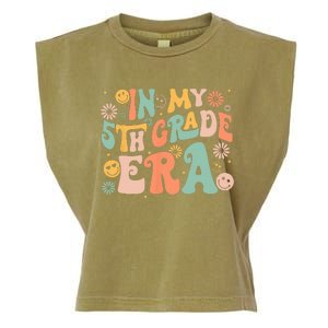 In My 5th Grade Era First Day Of Fifth Grade Back To School Garment-Dyed Women's Muscle Tee