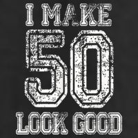 I Make 50 Look Good  50th Birthday Gift For M.e.n.s WoM.e.n.s Golf Towel