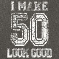 I Make 50 Look Good  50th Birthday Gift For M.e.n.s WoM.e.n.s Cotton Canvas Backpack