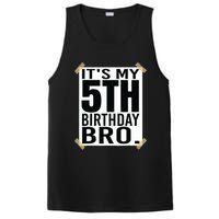 It's My 5nd Birthday Bro Fifth Birthday Party Boys Girls PosiCharge Competitor Tank