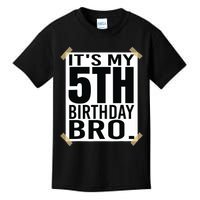 It's My 5nd Birthday Bro Fifth Birthday Party Boys Girls Kids T-Shirt