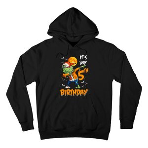 Its My 5th Birthday Dabbing Zombie Halloween Costume Hoodie