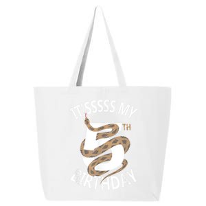 Its My 5th Birthday 5 Years Old Snake Boy And Girl Party 25L Jumbo Tote