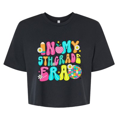 In My 5th Grade Era First Day Of School Gift Back To School Gift Bella+Canvas Jersey Crop Tee